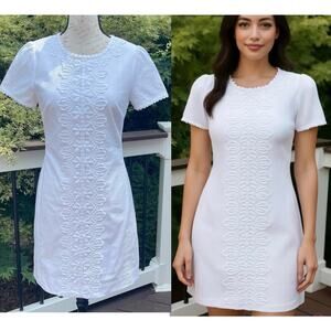 Lilly Pulitzer Resort White Maisie Stretch Shift Dress
